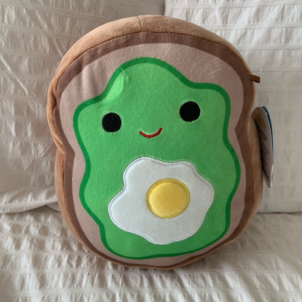 Squishmallows Sinclair the Avocado/Egg Toast 8”